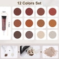 thumbnail image 2 of Uxcell 12 Colors Wood Filler Wood Scratch Repair Kit, Red Series, 2 of 7