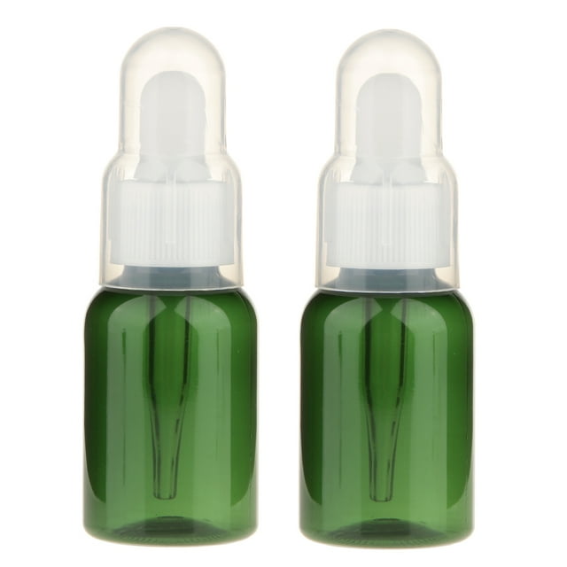 2 x 35 ml Contenedor botellas gotero de aceites esenciales perfecl para viajes Farmacia y perfumería