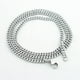 thumbnail image 4 of Collar de Cadenas para Hombres Y Mujeres de material acero Inoxidable de Plata Cubana con Bordillo Pulido de 4 Mm Yuyangstore Collar de cadena Steampunk de acero inoxidable para hombre y mujer, 4 of 5