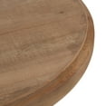 thumbnail image 6 of Kate and Laurel Wixley Round Wood and Metal Side Table, 18 x 25, Hazelnut Brown and Black, Farmhouse Circle Pedestal End Table with Turned Base and Mixed Materials Design, 6 of 9