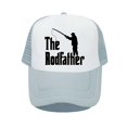 thumbnail image 1 of The Rodfather Godfather Fishing Printed Trucker Hat Sun Protection Baseball Hats Funny Dad Grandad Fishing Snapback Cap YP02956-60cm for adult Gao Jinjia LED, 1 of 2