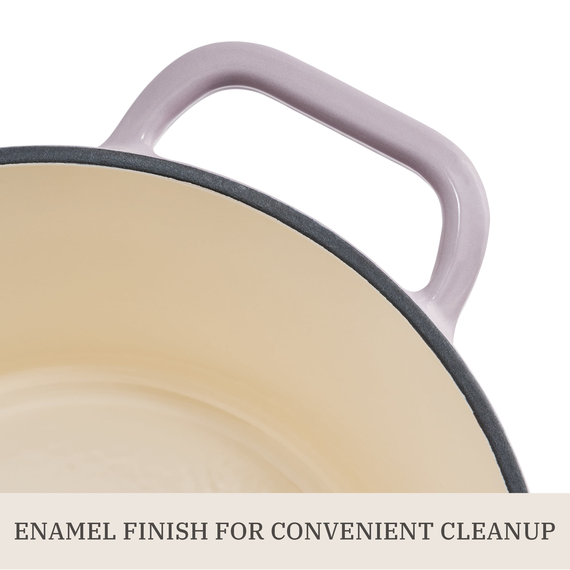 The Pioneer Woman 5-Quart Enameled Cast Iron Dutch Oven with Lid, Iris