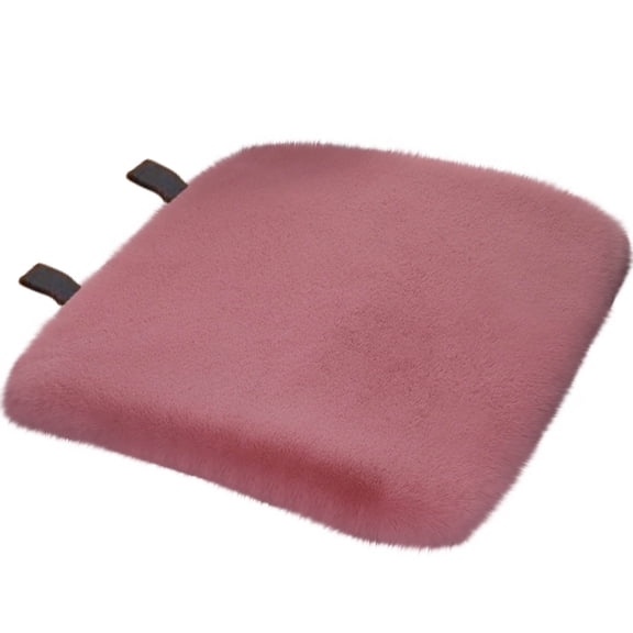 Leodye 1PCS Plush Warm Car Seat Cushion Thickened Design Winter Driving Comfort Warmth Enhancement Accessory -17.72 × 17.72 inches