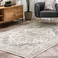 thumbnail image 1 of nuLOOM Tanith Vintage Area Rug, 6' Square, Cream, 1 of 5