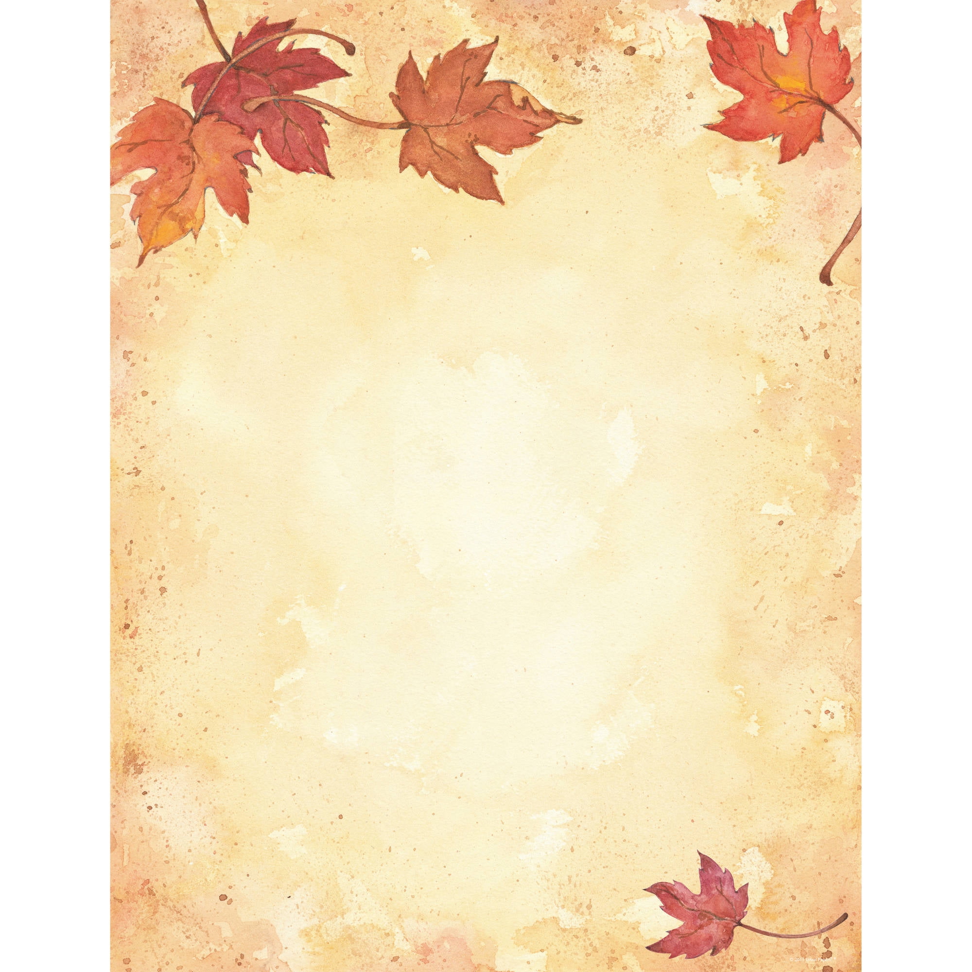 Great Papers Fall Leaves Letterhead 25 Count Walmart