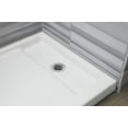 thumbnail image 3 of Kohler  60 x 32 in. Bellwether Single-Threshold Shower Base with Right Center Drain - Biscuit, 3 of 7