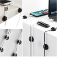 thumbnail image 2 of shiyou-Cable Management Under Desk, Wire Organizer Kit with Cable Clips, Cord Ties and Desk Cable Net, Desk Organizer Suitable for Offices, Home, Game Room, 2 of 4