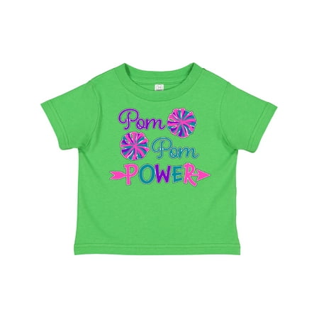 

Inktastic Pom Pom Power- Cheerleader Gift Toddler Boy or Toddler Girl T-Shirt