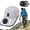Light Grey, variant on 2026 New Solar Rechargeable Peaked Cap, USB & Solar Powered Fan Hat, 3-Speed Adjustable Hiking Fishing Baseball Cap, Heat Relief