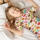 thumbnail image 5 of Balery Color Donut Conjunto de Pijama Infantil de Manga Corta con Estampado – Ropa de Dormir de Algodón Suave-Large, 5 of 6