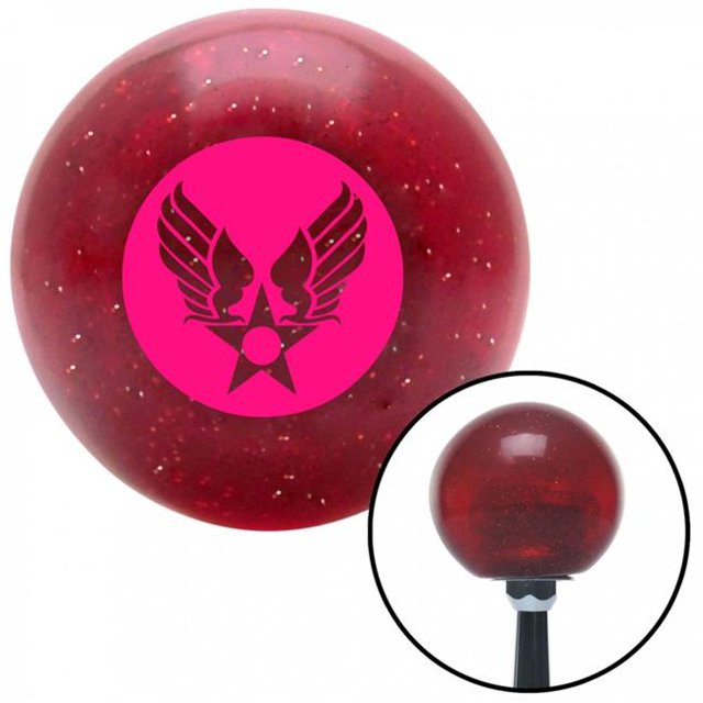 Bouton de Changement de Vitesse en Écailles de Métal Rouge avec Auto M16 x 1.5 Insert Shifter