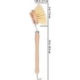 thumbnail image 5 of Redecker Stiff Bristle Dish Brush, Durable All-Purpose Scrubber for Kitchen and Household with Heat-Resistant Tampico Fiber Bristles, 2-3/4 inch Head, 7-1/2 inch Handle, Made in Germany, 5 of 6