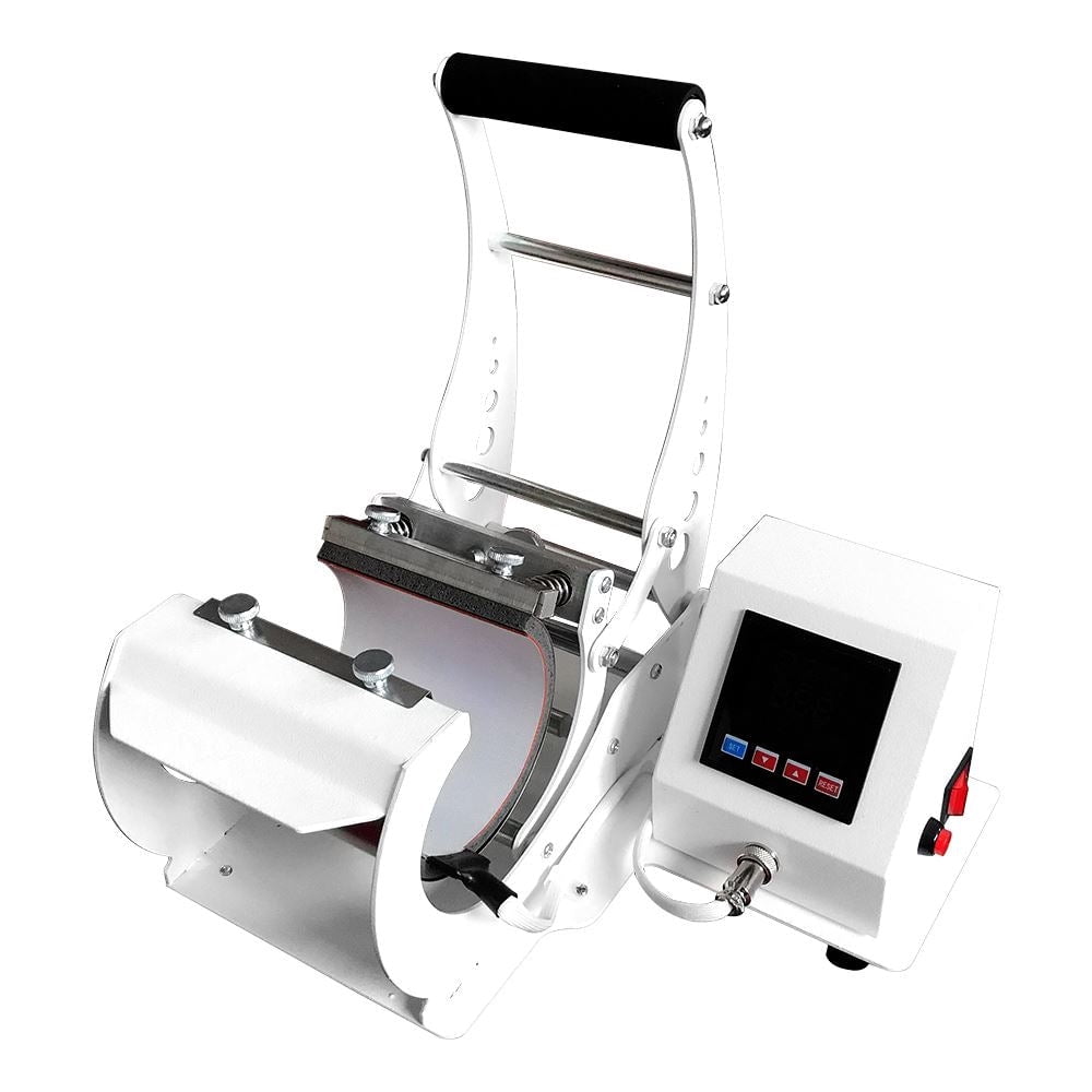 Swing Design Digital Coffee Mug & Cup Heat Press - White