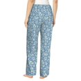 thumbnail image 3 of Daiia Floral Retro Style Women's Sleep Pant with Pockets and Drawstring,Pajama Pants-Large, 3 of 9