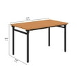 thumbnail image 3 of KMH Multi-Purpose Folding Table (Black Frame/Beech top), 3 of 7