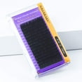 thumbnail image 6 of NAGARAKU Eyelash Extensions Individual Lashes 0.15 mm D curl 15mm Premium Classic Matte Black Faux Mink 16 Rows Natural Professional Beauty Salon Supplies, 6 of 8