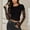 Black, variant on BAODANN Women's Casual Long Sleeve T Shirt With Lace Detail For Daily Wear And Style Comfortable And Versatile Top For All Seasons Spandex Shirt Women Womens Shirts Long Sleeve Apparel Short Womens