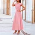 thumbnail image 6 of IWEMEK Women Two Piece Summer Outfits Cute Pink Ruched Knit Crop Top Going Out Leisure Party Skirts Ladies Sets, 6 of 7