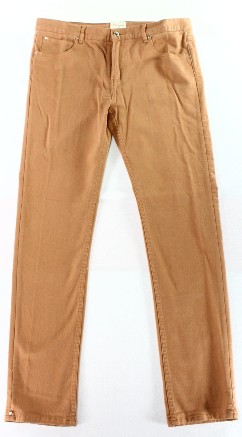 Obey - Obey NEW Brown Men's Size 36x33 5-Pocket Straight Leg Jeans ...