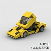 Speed Champions Car Back to the Futured Sets Model Building Bricks Supercar City Super Run Racing Sports Vehicle MOC Technique