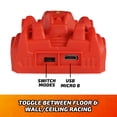 thumbnail image 2 of Air Hogs, Zero Gravity Sprint RC Car Wall Climber, Red USB Micro B Rechargeable Indoor Wall Racer, Over 5-Inches Long, Toys for Kids Ages 4 and up, 2 of 8