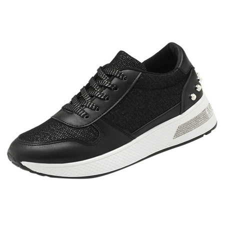 

Women s Fashion Sequins Solid Color Sneakers Nightclub Trend Wild Casual Shoes