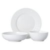 Pfaltzgraff® Haisley 12-Piece Dinnerware Set Porcelain White