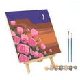 thumbnail image 4 of Child Painting Paint by Numbers Scenery Oil Painting Decorative Hanging Pic L9V7, 4 of 8