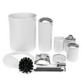 6pcs/set Plastic Bathroom Accessories Set, Home Bathroom Cleaning Tools ...