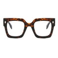 thumbnail image 2 of Adults Unisex Summer Personality Square Retro Wide Leg Multicolor Sunglasses, 2 of 5