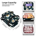 thumbnail image 3 of Daisy Double Layered Insulated Refrigerated Large Capacity Handheld Lunch Bag - 7.1x11.4x16.1 Inches, 3 of 6