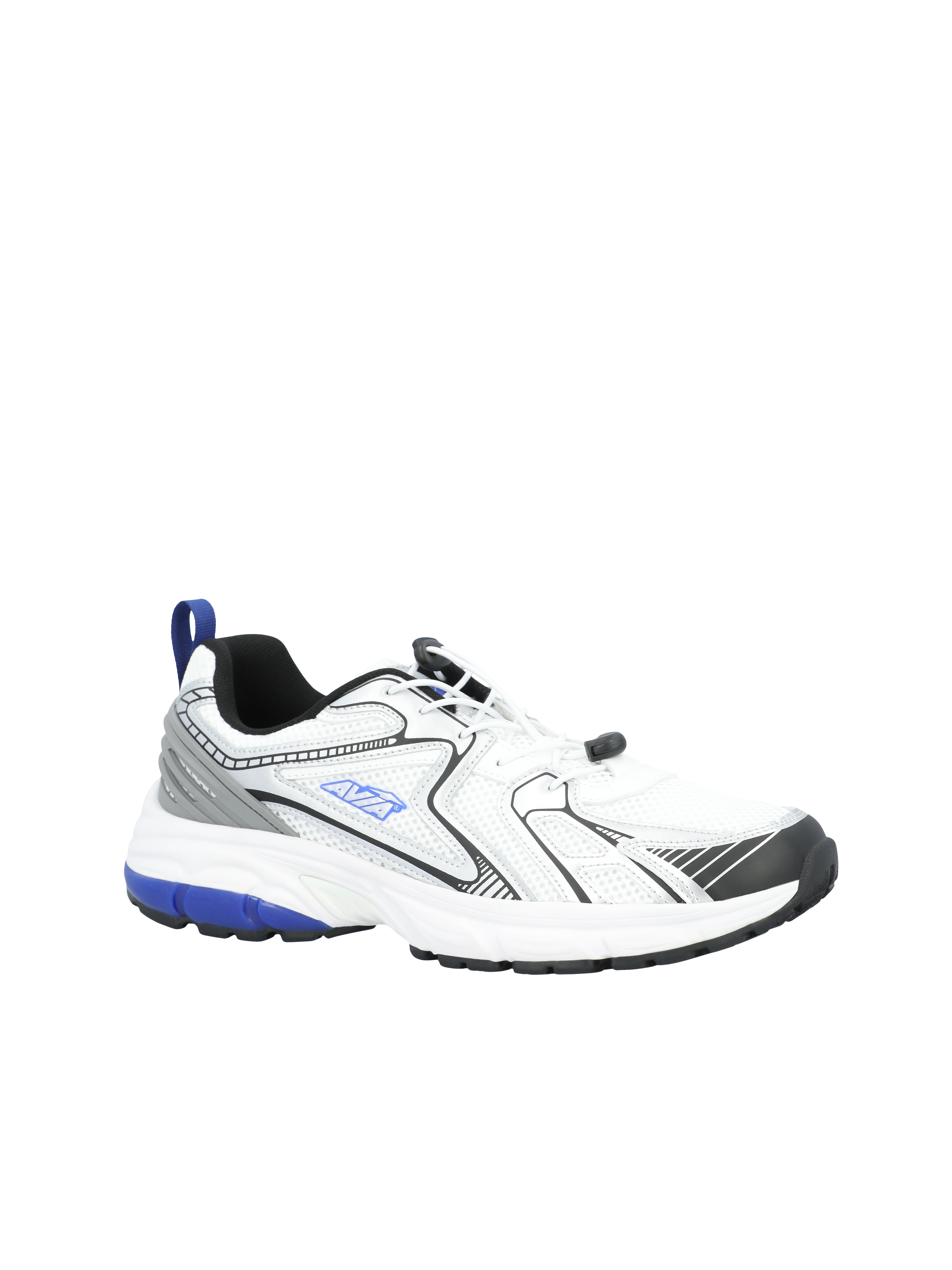 Men\'s Athletic Shoes — White & Teal Cushioned Trainers Men main image 3