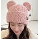 thumbnail image 2 of ER Gorro con pelo de cordero para niños, suéter cálido para otoño e invierno, gorro con orejas de Mickey, bonito gorro con pelo, oso estudiante oso de fresa Electrónica, 2 of 5