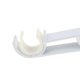 thumbnail image 4 of de 2 piezas de soporte de varilla para cortinas de ventana, soportes de varillas de cortina dobles de aluminio Blanco Soledad Soporte de barra de cortina, 4 of 7