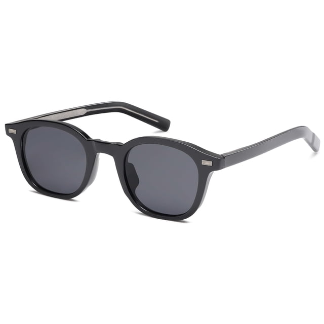 Gafas de sol SOJOS Retro Cuadradas SJ2316 UV400 Negro Mate/Gris