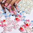 thumbnail image 2 of Hello Kitty-dijes de uñas para decoración de puntas de uñas acrílicas, joyería Kawaii para uñas, gemas, funda para teléfono, decoración de Hellokitty, 2 of 4