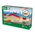 thumbnail image 2 of BRIO World 33388 - Railway Crossing - 4 Piece Wooden Toy Train Accessory for Kids Ages 3 and Up, 2 of 5