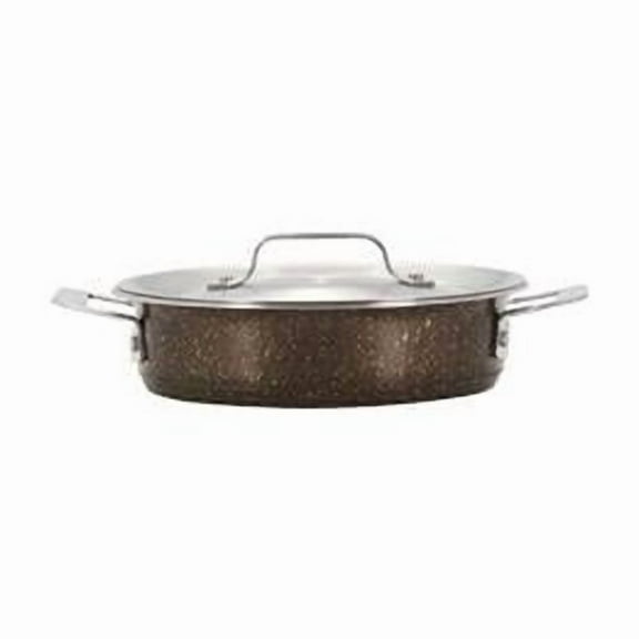 1 qt 24 oz Hotstone Coffee Cucina Round Casserole with Lid - Induction Bottom