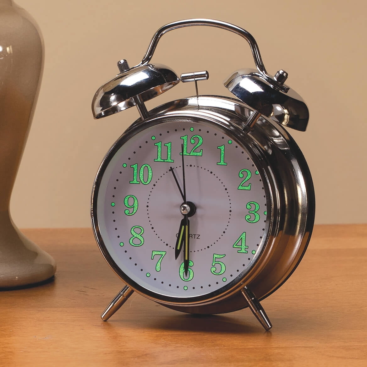 Vintage Westclox Big Ben Wind Up Alarm Clock Vintage Pink and Gold