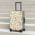 thumbnail image 2 of Lsque Simple Drawing Printed Luggage Cover, Travel Luggage Protector,Scratch and Dirt Resistant, Fits 18-32 Inch Luggage - Large, 2 of 9
