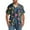 Navy-02, variant on Men's Short Sleeve Button Down Shirt, Print Casual Hawaiian & Vacation Top for Summer Wear