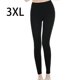 thumbnail image 5 of Leggings finos cómodos pantalones elásticos negros para mujer estilo Simple hermosos pantalones ajustados que combinan con todo trajes de Prendas para la parte inferior del cuerpo 3XL [170-200 libras] Minnieouse AP013773-04, 5 of 6