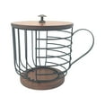 thumbnail image 4 of simhoa Coffee Pod Holder Iron Coffee Capsule Storage Basket for Cafes Counter Hotel black, 4 of 8