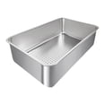thumbnail image 1 of Caja de arena para gatos, inodoro para gatos, contenedor desmontable de lados altos, acero inoxidable resistente D, 1 of 8