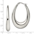 thumbnail image 3 of FB Jewels Stainless Steel Polished Hoop Earrings, 3 of 3