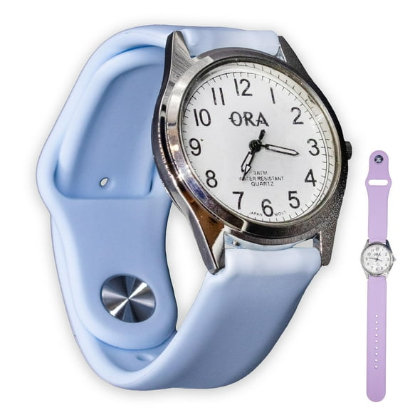 Silicone Watch, Interchangeable Strap Wrist Watches for Women, Analog Timepiece for Men
