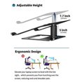 thumbnail image 3 of Adjustable Laptop Stand for Desk, Computer Stand, Ergonomic Laptop Riser Holder, 3 of 5