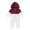 Wine-2Ss, variant on Mnyotv Infants Baby Boys Jumpsuits Hooded Long Sleeve Zip Rompers Infants Spring Fall Clothes Size 12-18 Months