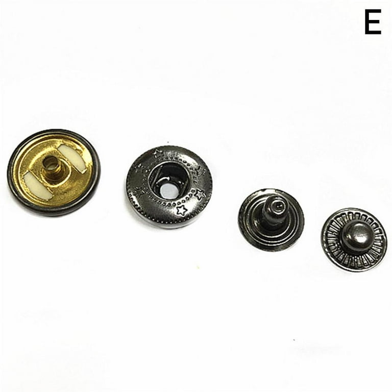 Metal Press Stud Snap Button Popper Fastener for Leather Clothes Jacket  Repair