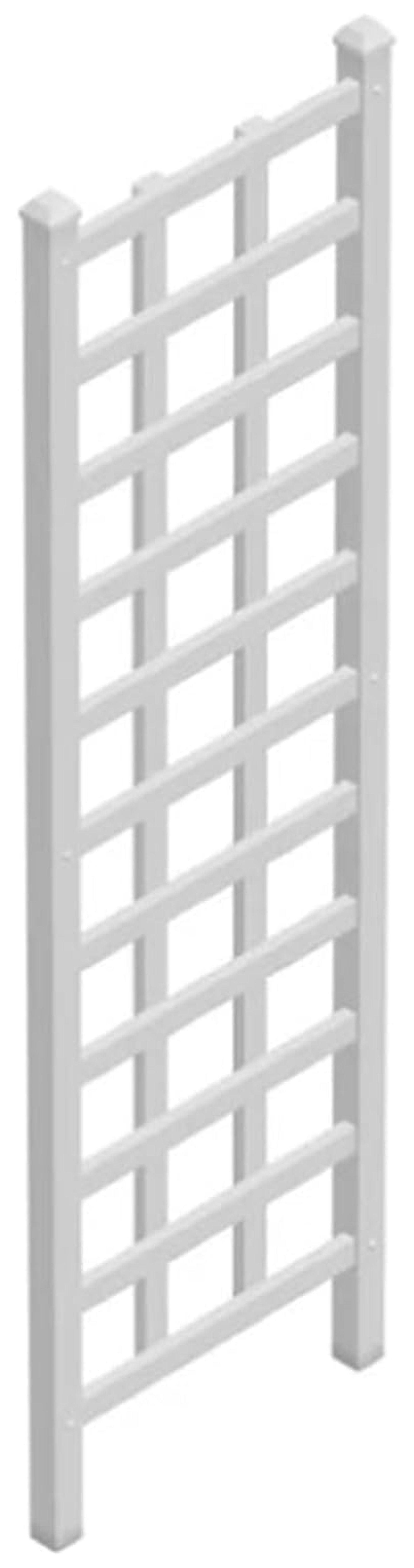 Dura-Trel Rankgitter Country 88,9x162,6 Cm - Wartungsfreies Vinyl Für Kletterpflanzen